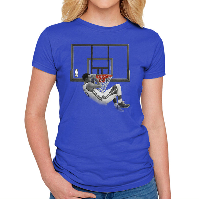 The Golden Boy-womens fitted tee-RivalTees