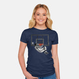 The Golden Boy-womens fitted tee-RivalTees